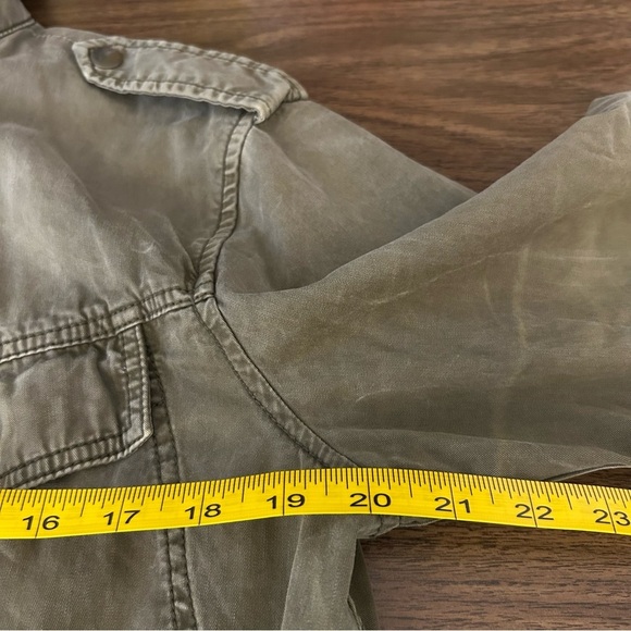 Aritzia azure Skies Olive Hooded Jacket M - Picture 10 of 13